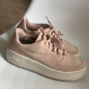 Pink Suede Nike Air Force 1
